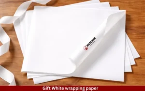 White wrapping paper